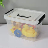 Set van 3 opslagbakken/Opbergbakken met deksel, 3 maten 14L, 8.3L, 4.5L