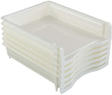Online Europe Postbakje Wit set van 6 stuks, Opening 25cm x 32cm x 7,2cm
