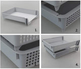 Online Europe Postbakje Gijze set van 6 stuks, Opening 25cm x 32cm x 7,2cm