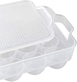 Eierdoos van 18 eieren, (2x18) Transparante