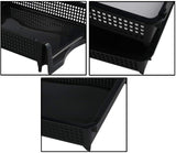 Online Europe Postbakje Zwart set van 6 stuks, Opening 32cm x 25cm x 7,2cm