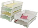 Online Europe Postbakje Wit set van 6 stuks, Opening 25cm x 32cm x 7,2cm