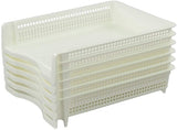 Online Europe Postbakje Wit set van 6 stuks, Opening 25cm x 32cm x 7,2cm
