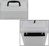 Set van 3 opslagbakken/Opbergbakken met deksel, 3 maten 14L, 8.3L, 4.5L