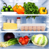 Eierdoos van 18 eieren, (2x18) Transparante