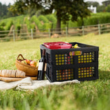 Set van 3 Stuks 44x33.5x23 Wasmand,booschapen krat, opbergkrat