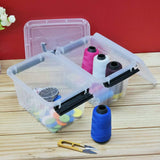 Set van 3 opslagbakken/Opbergbakken met deksel, 3 maten 14L, 8.3L, 4.5L