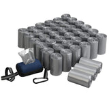 700 Grijze hondenpoepzakken met GRATIS dispenser - 20 rollen x 35 stuks