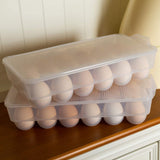 Eierdoos van 18 eieren, (2x18) Transparante