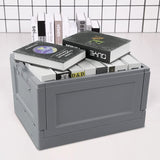 Opvouwbare Opbergkbox Grijs 30L, 43,5 x 34 x 36cm