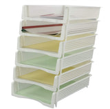 Online Europe Postbakje Wit set van 6 stuks, Opening 25cm x 32cm x 7,2cm