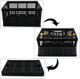 Set van 3 Stuks 44x33.5x23 Wasmand,booschapen krat, opbergkrat