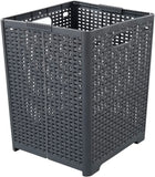 Online Europe, 2 opvouwbare Wasmand, 42L, Grijs,  33 x 33 x 44cm