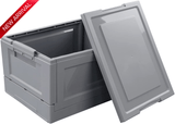 Opvouwbare Opbergkbox Grijs 30L, 43,5 x 34 x 36cm